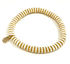 White Shelli Bracelet with 14k overlay beads, a chic accessory to complete your outfit, beautiful when worn alone or layered