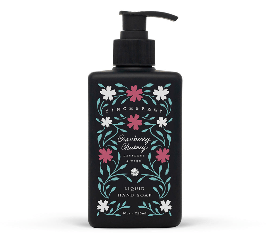 Cranberry Chutney Liquid Hand Soap - Paraben-Free, Dye-Free Formula for Soft and Nourished Hands with a Delightful Scent