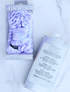 Purple tie-dye Stella Spa Headband made from plush microfiber, ensuring a soft and comfortable fit, perfect for long self-care sessions