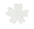 White Silicone Flower Soap Dish, a cute and functional addition to any sink side, perfect for keeping your soap in place