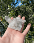 BellaVee clear quartz cluster close up multiple crystal points natural inclusions master healer Austin Texas