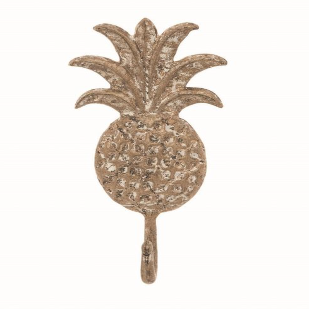 Elevate your home décor with this gold-finish metal Pineapple Wall Hook. It creates a tropical, boho vibe and is an ideal gift idea