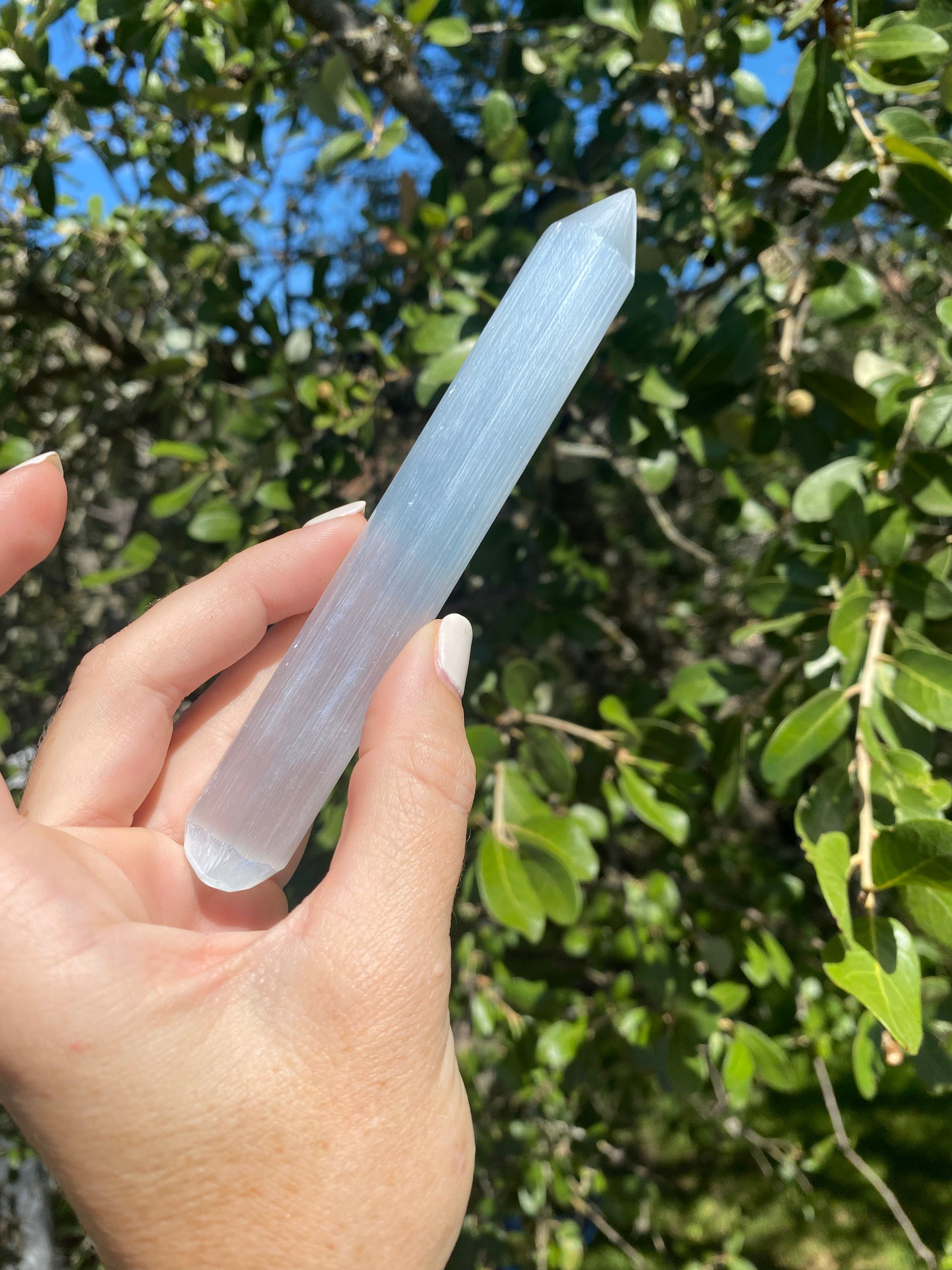 Selenite Wand