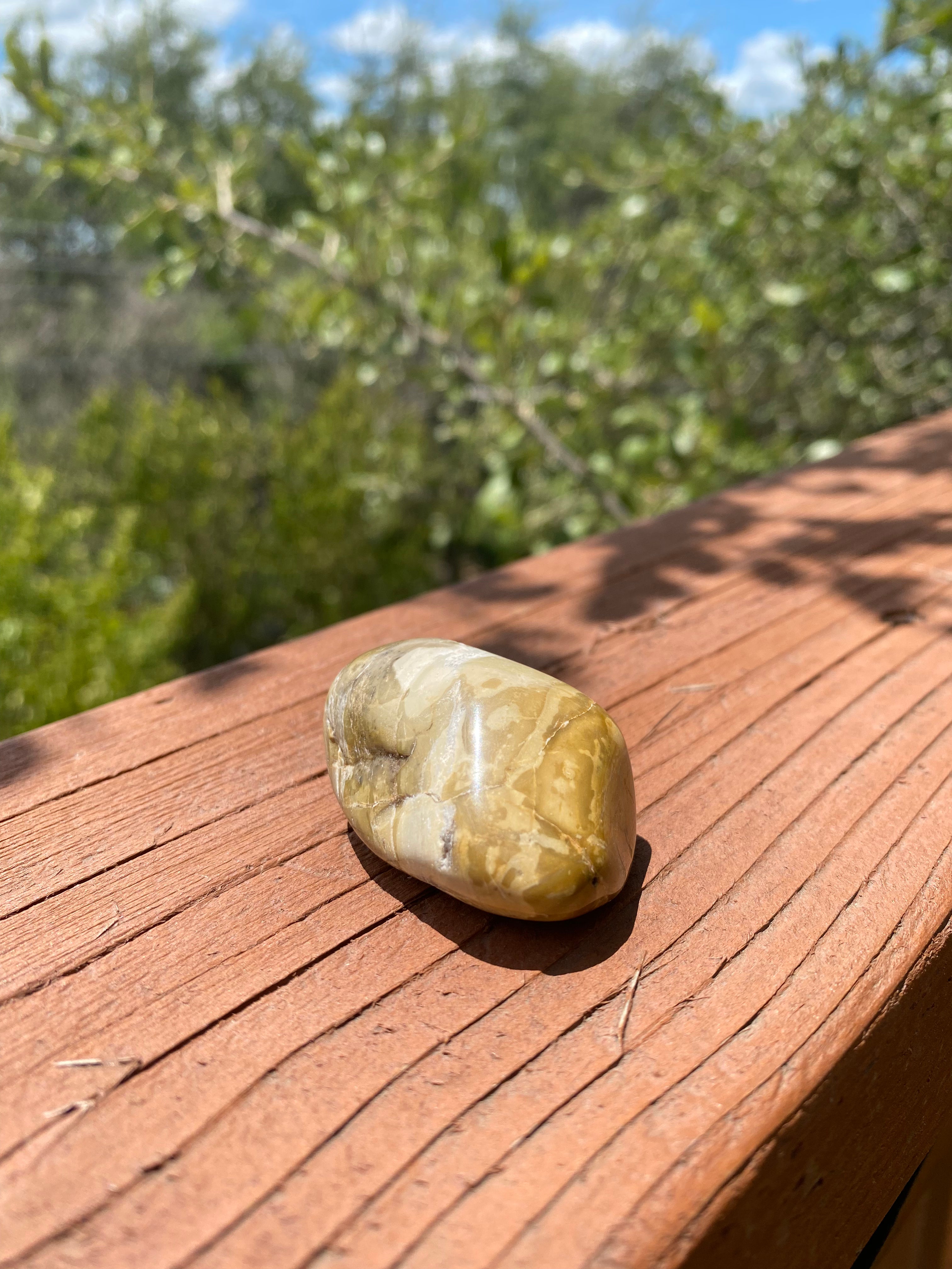 Powerful Brown Jasper stone, connected to Mother Earth, providing protection and nurturing energy for stillness and stability