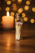 Candle Essentials matches with striker in assorted neutral tones, perfect for adding a subtle touch to your candle lighting routine
